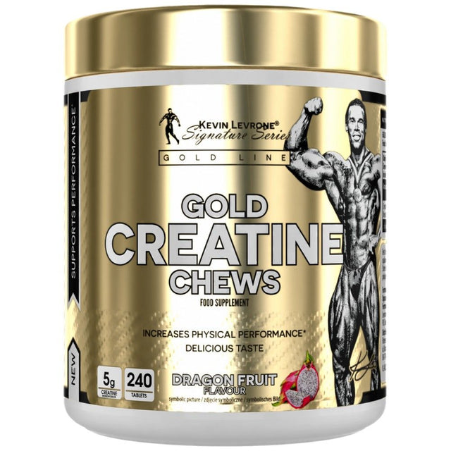 Gold Creatine Chews | Creatine Monohydrate - 240 Chewable Tablets - Nutra Best Europe