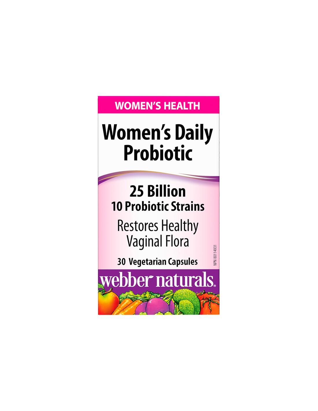 Women's Daily Probiotic - Probiotic for Women 25 billion active probiotics, 10 strains, 30 capsules - Nutra Best Europe