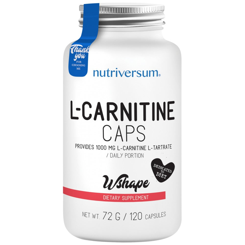 L-Carnitine Caps 500 mg 120 capsules - Nutra Best Europe