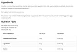 CGT Powder / Creatine + Glutamine + Taurine 600 grams - Nutra Best Europe