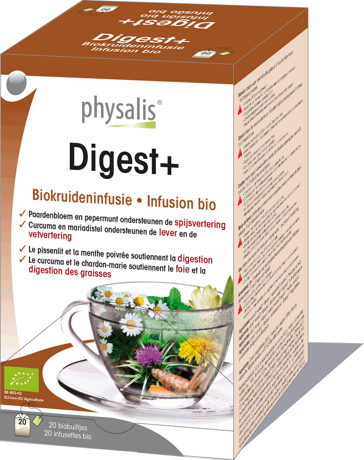 Emésztést segítő Bio tea x 20 db - <tc>Physalis</tc>