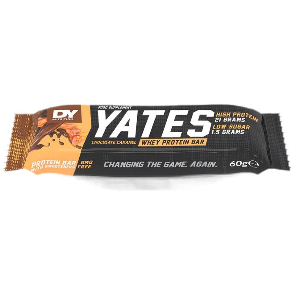 Yates Whey Protein Bar | No Sugar - 60 grams - Nutra Best Europe