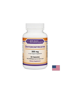 For the liver – support during alcohol stress - Dihydromyricetin (DHM 30), 300 mg x 90 capsules - Nutra Best Europe