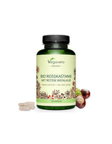 For good circulation - Horse chestnut and red vine leaves, 120 Vegavero capsules - Nutra Best Europe