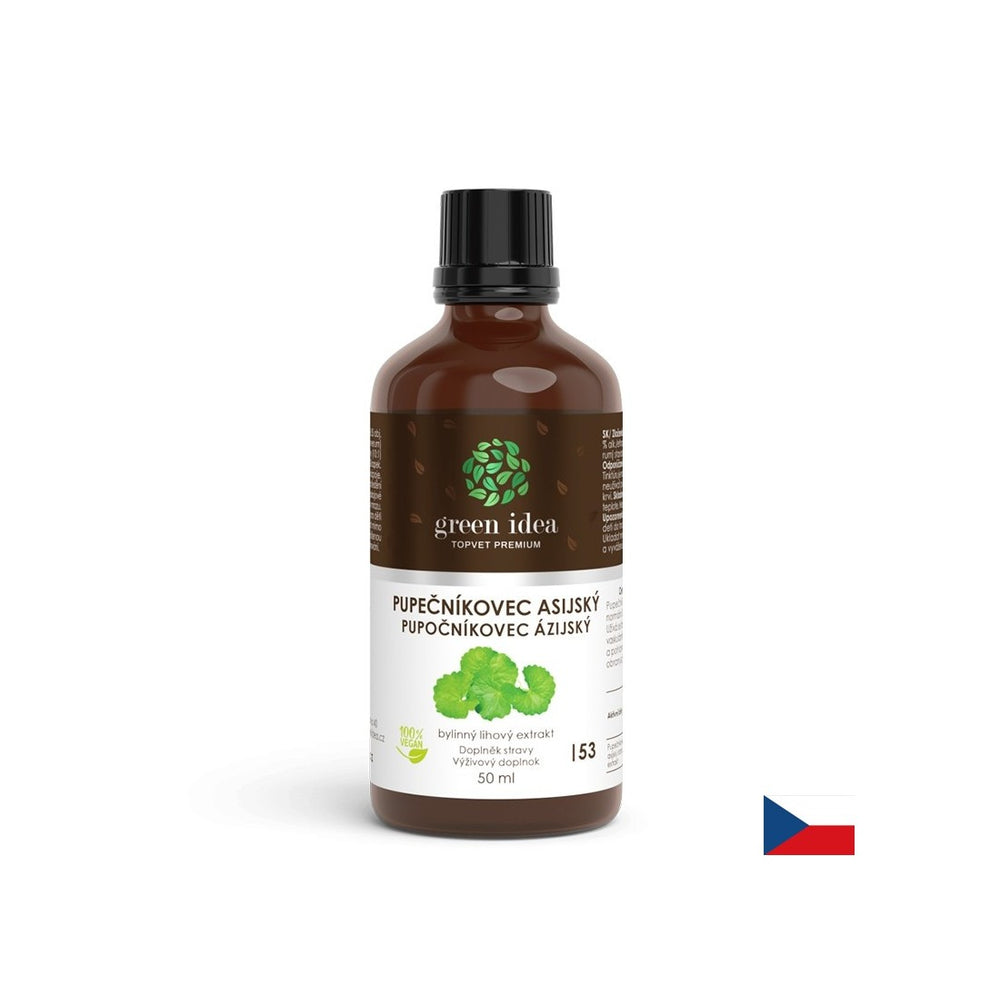 For blood circulation, venous system and brain - Gotu Kola, 50 ml tincture - Nutra Best Europe