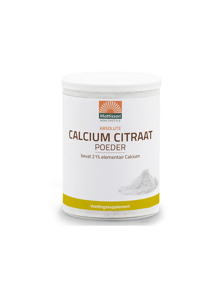 For healthy bones - Calcium (citrate), 125 g powder - Nutra Best Europe