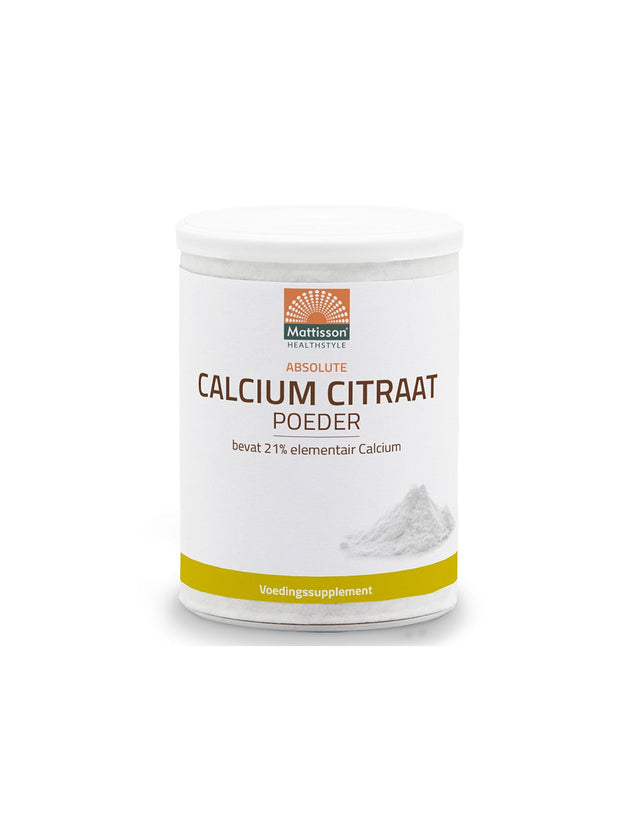 For healthy bones - Calcium (citrate), 125 g powder - Nutra Best Europe