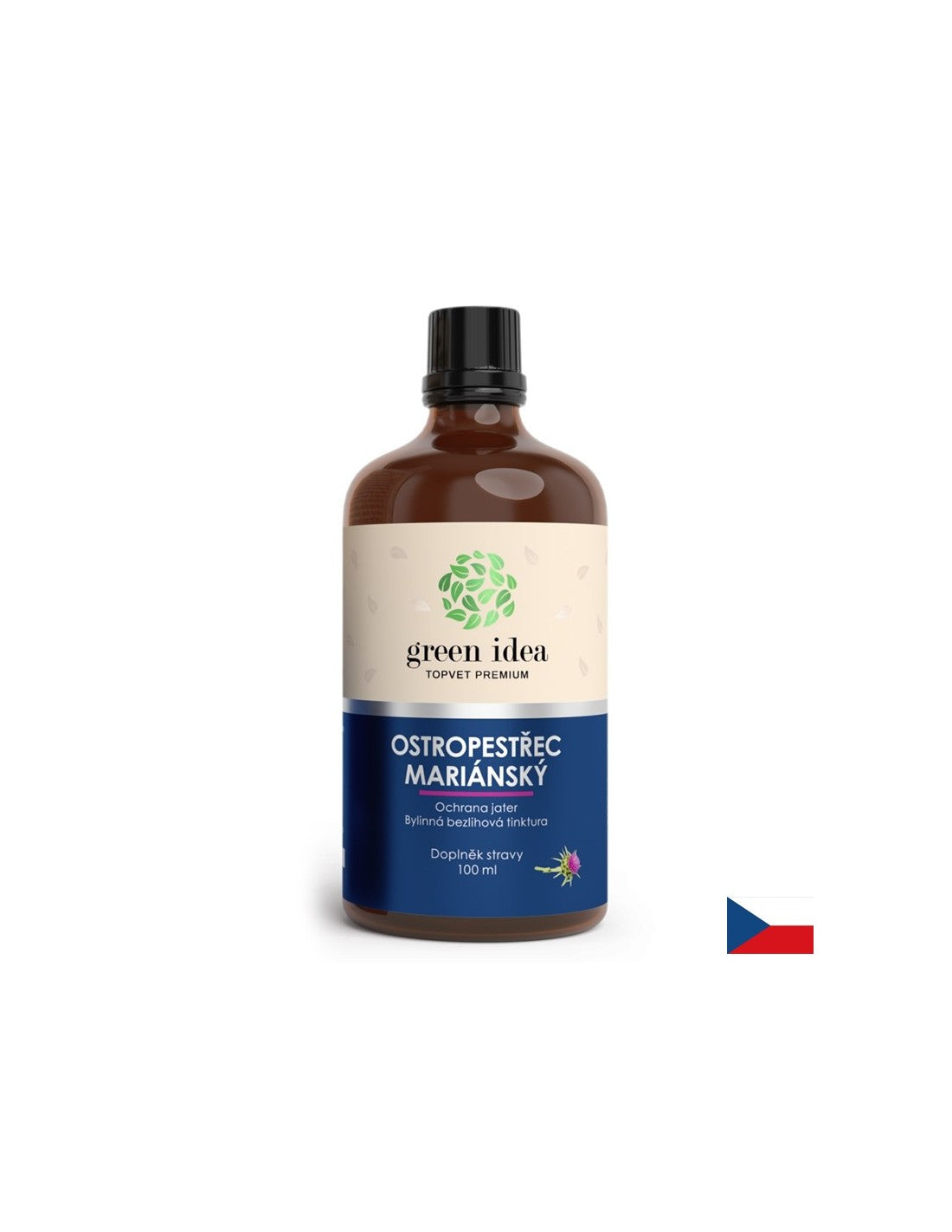 Liver Health - Milk Thistle, 100 ml tincture (alcohol-free) - Nutra Best Europe