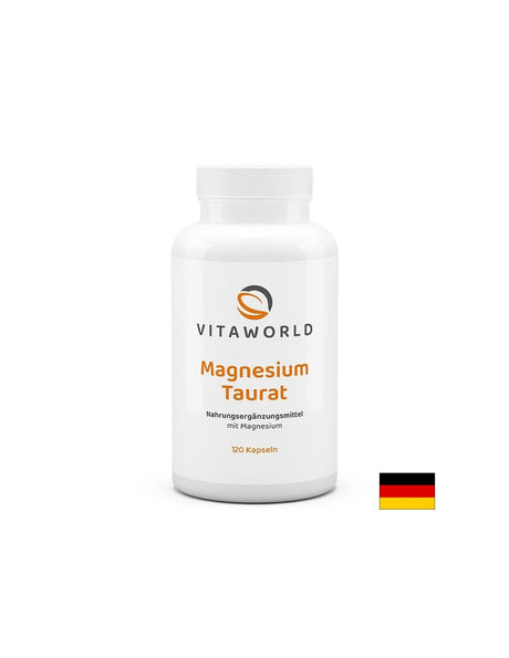 Heart and Muscle Health - Magnesium (taurate), 150 mg x 120 capsules - Nutra Best Europe