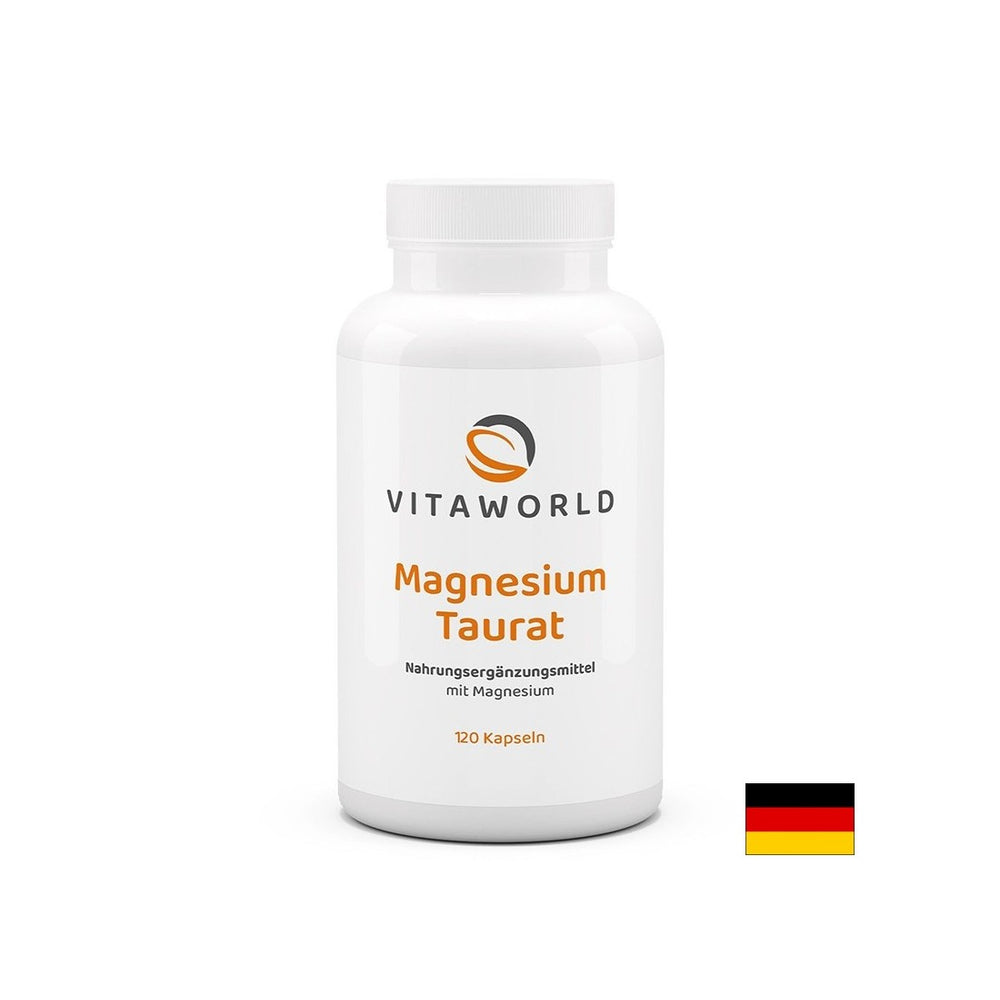 Heart and Muscle Health - Magnesium (taurate), 150 mg x 120 capsules - Nutra Best Europe