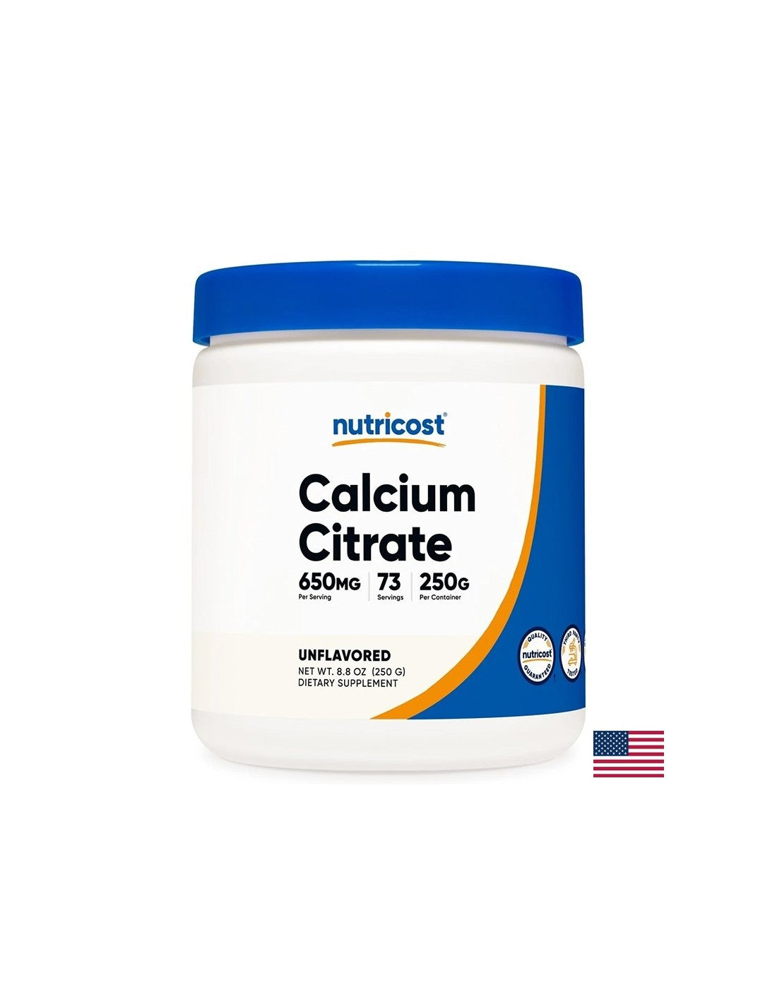 Healthy bones - Calcium (citrate), powder 250 g - Nutra Best Europe