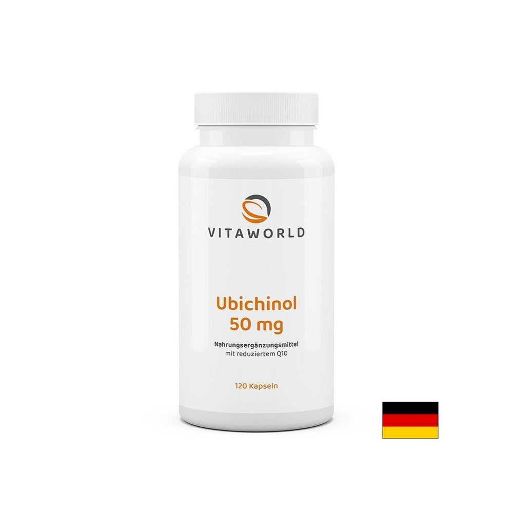 Healthy Heart and Energy - Coenzyme Q10 (ubiquinol), 50 mg x 60 capsules - Nutra Best Europe