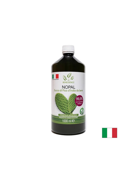 Nopal cactus juice (Opuntia/Prickly pear) – for weight loss, 1 liter, 12 doses - Nutra Best Europe