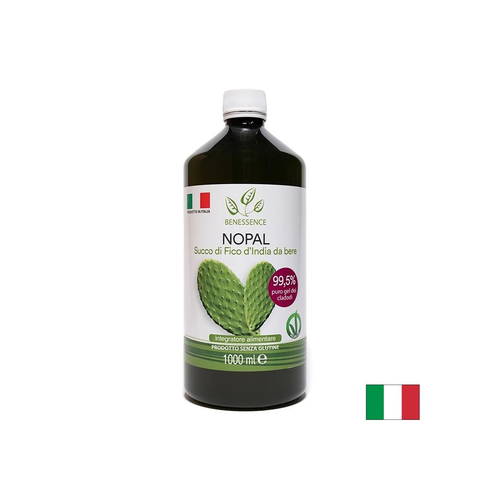 Nopal cactus juice (Opuntia/Prickly pear) – for weight loss, 1 liter, 12 doses - Nutra Best Europe