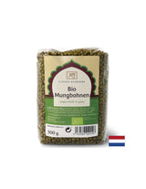 Green mung beans (unbleached), Bio, 500 g - Nutra Best Europe