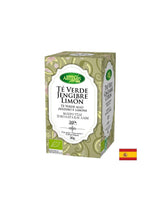 Green tea with ginger and lemon, BIO, 20 filter bags - Nutra Best Europe