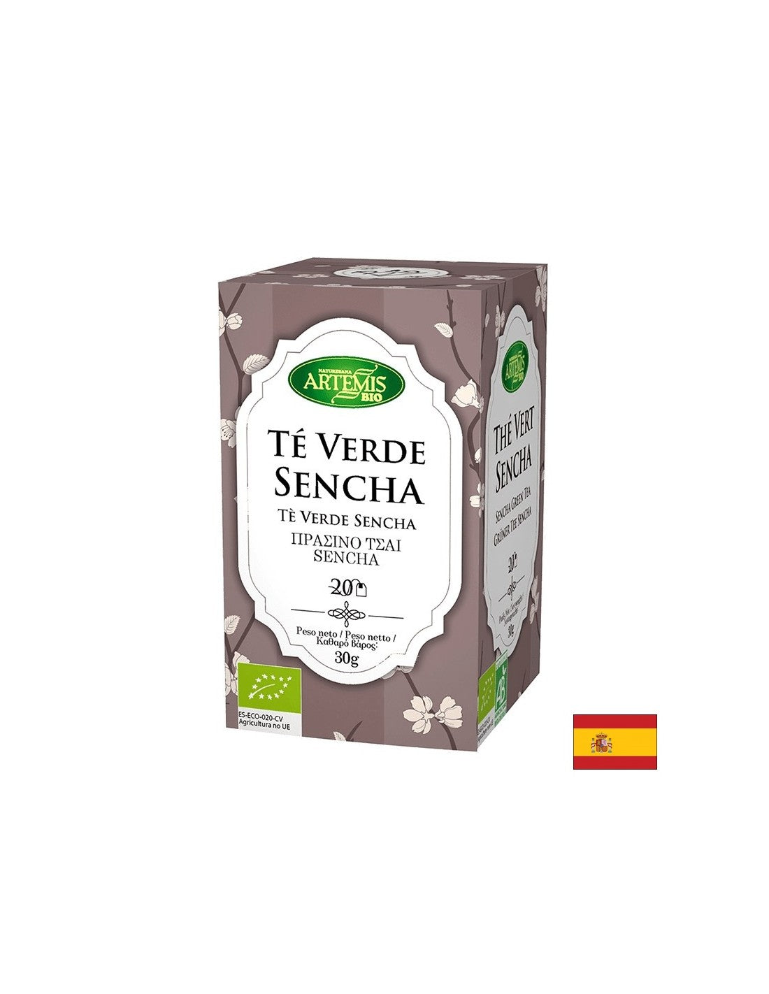 Green tea SENCHA Bio, 20 filter bags - Nutra Best Europe