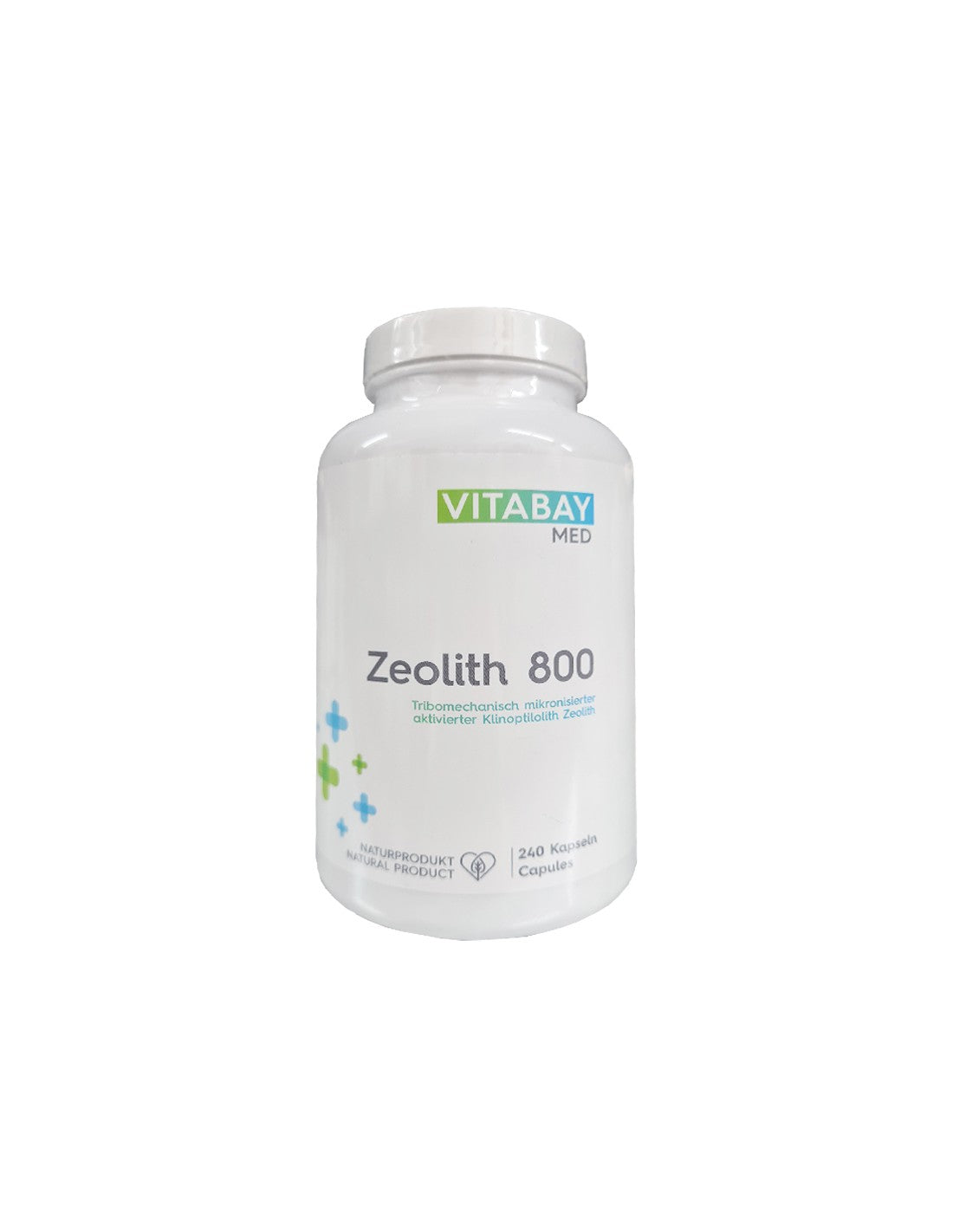 Zeolite, 800 mg x 240 capsules - Nutra Best Europe