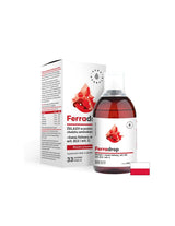 Iron + folic acid with vitamins C, B6, B12, 500 ml Aura Herbals - Nutra Best Europe