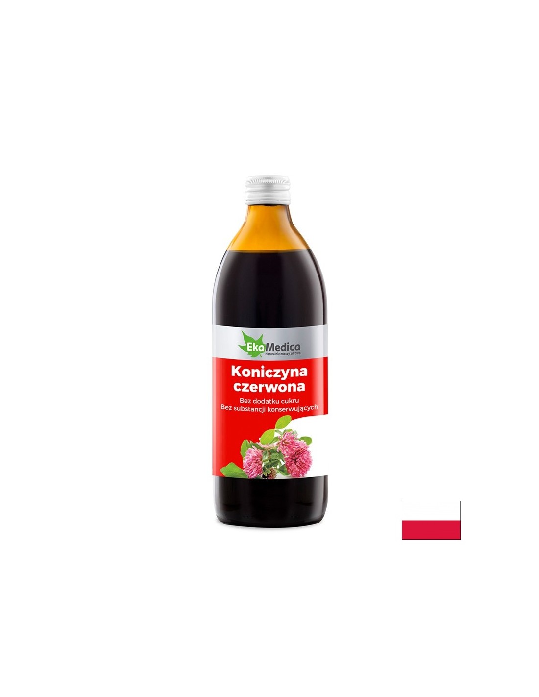 Women's health - Red clover, syrup 500 ml EkaMedica - Nutra Best Europe