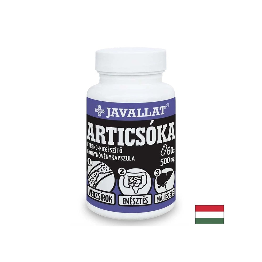 Bile and Liver - Artichoke, 500 mg x 60 capsules - Nutra Best Europe
