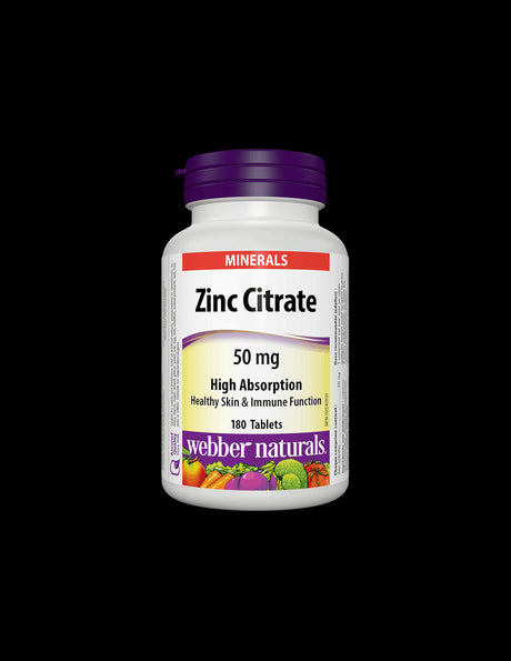 Zinc Citrate / Zinc (citrate), 50 mg, 180 tablets - Nutra Best Europe