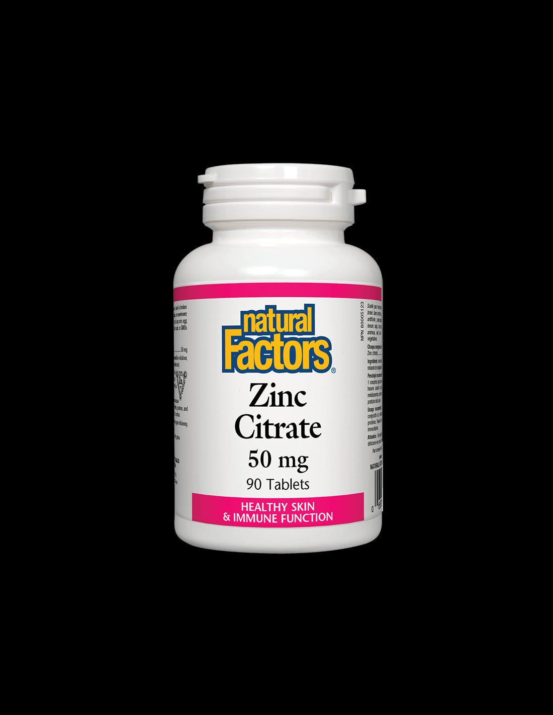 Zinc Citrate / Zinc (citrate) 50 mg x 90 tablets Natural Factors - Nutra Best Europe