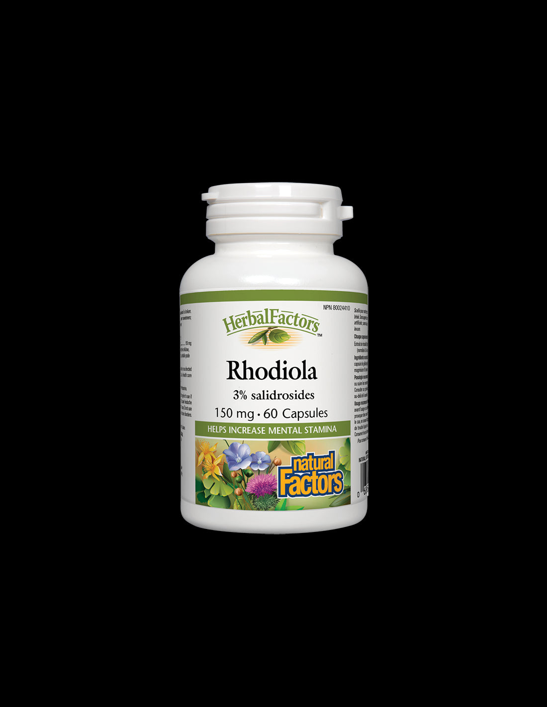 Rhodiola 150 mg - 60 capsules - Nutra Best Europe