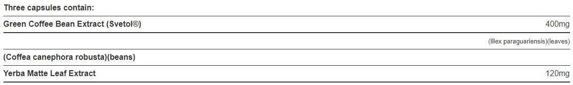 Green Coffee Bean Extract 400 mg / Svetol - 42 capsules - Nutra Best Europe